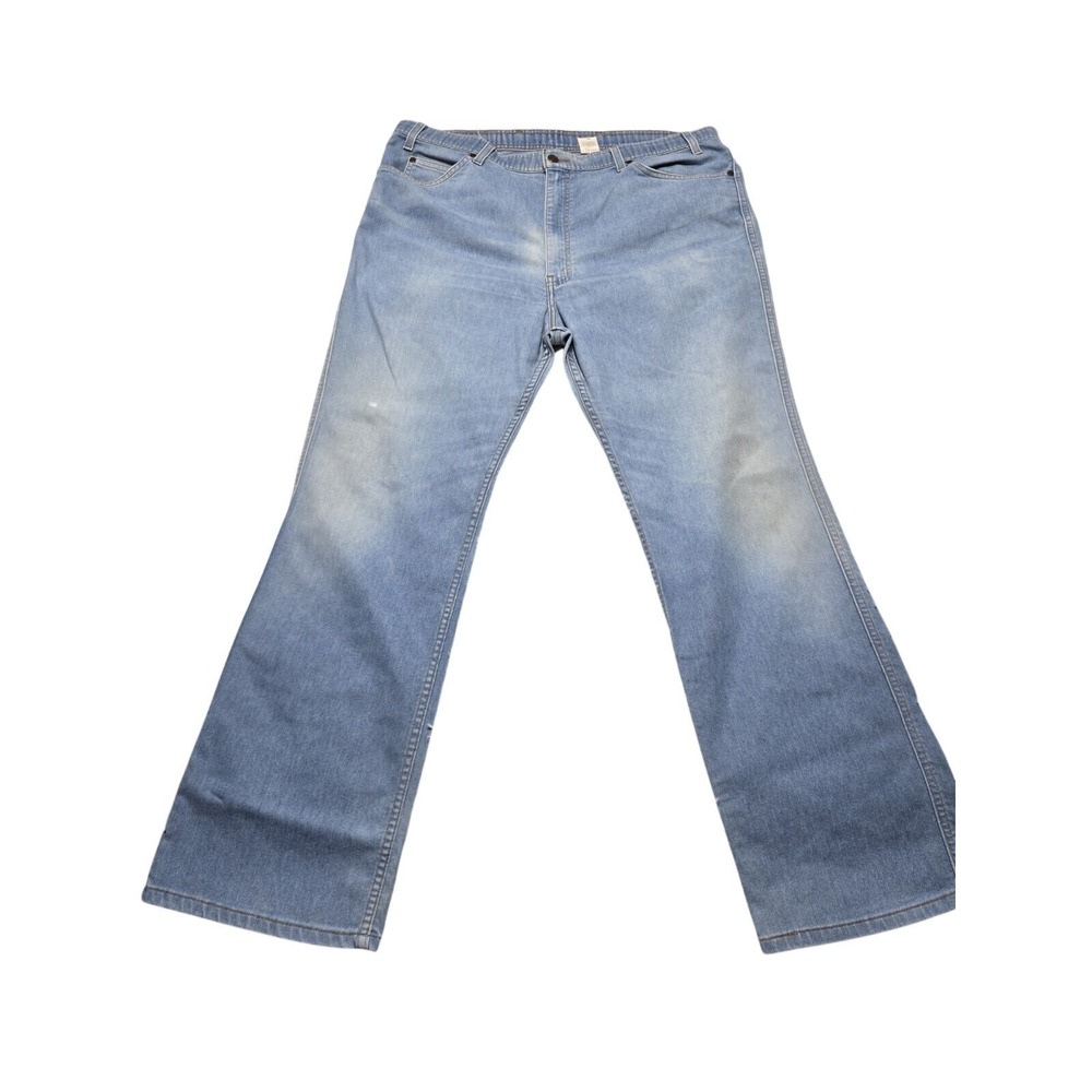 Vintage Levis 478 Jeans‎ Mens 41x32 Blue Denim Brown Tab Straight Leg Distress